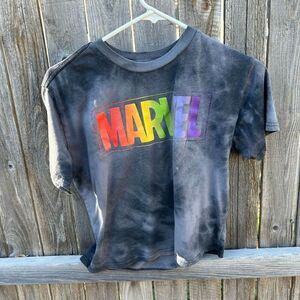 Marvel tshirt crop size small short sleeve